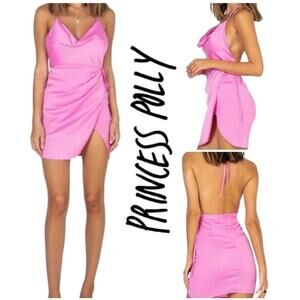 Princess Polly Ensley Bubble Gum Pink Mini Dress Size: 6 (Small)